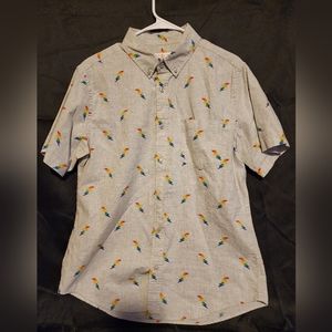 Rainbow lightning bolt Button Down shirt